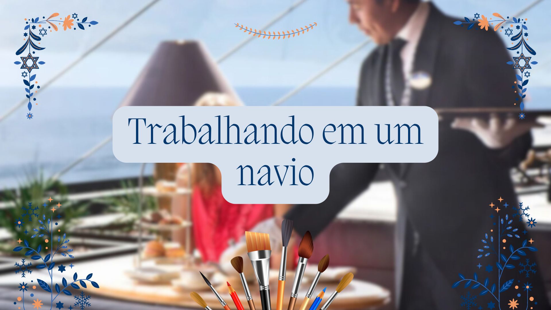 Trabalhando em um navio